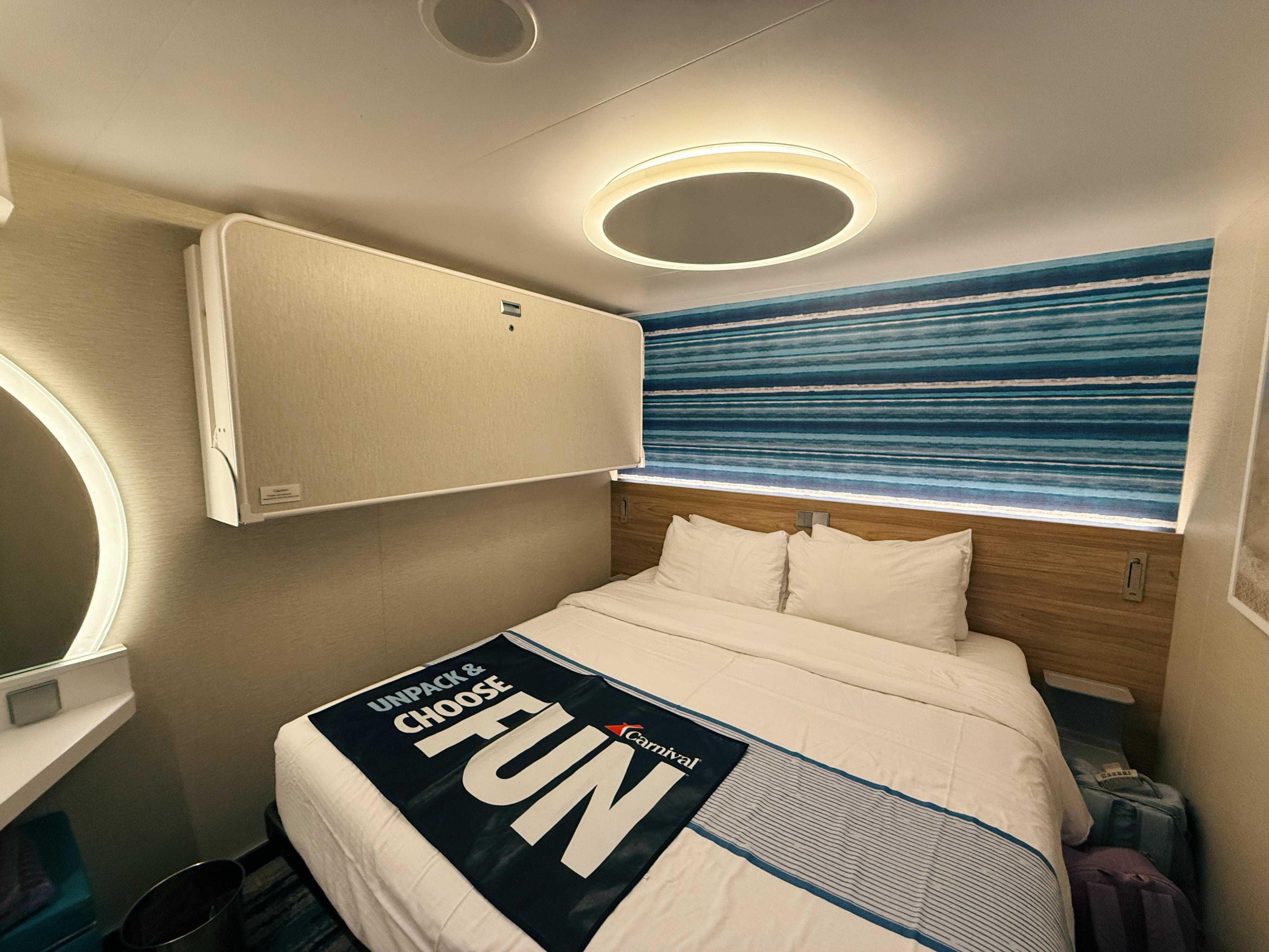 Carnival Mardi Gras inside cabin