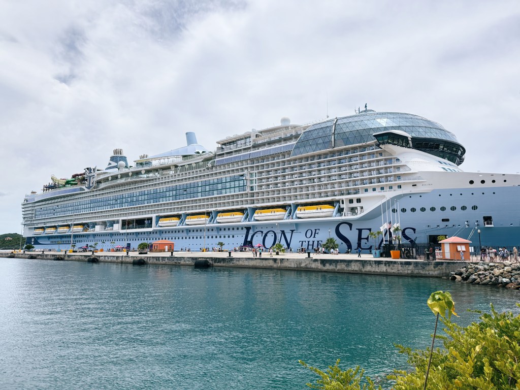 Icon of the Seas docked in St. Thomas